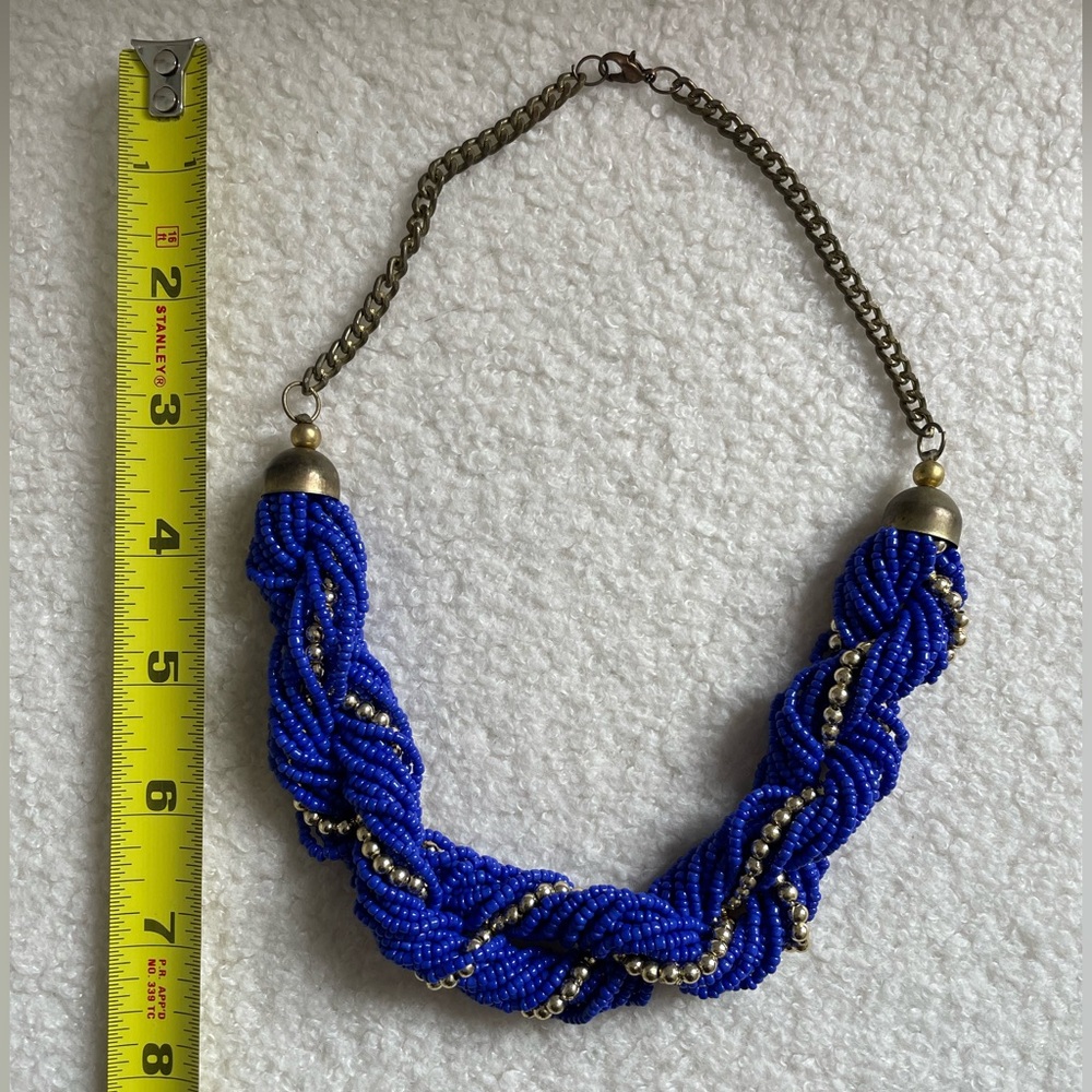 beaded statement necklace